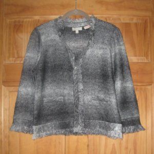The Limited Scandal Collection Fringe Ombre Shrug
